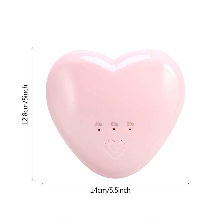 Nail Dryer Machine Ultra Portable 18W Dead Zone UV LED No Nail For Art or Led Gel UV Gel Extension, Pink
Nail Dryer Machine Ultra Portable 18W Dead Zone UV LED No Nail For Art or Led Gel UV Gel Extension, Pink