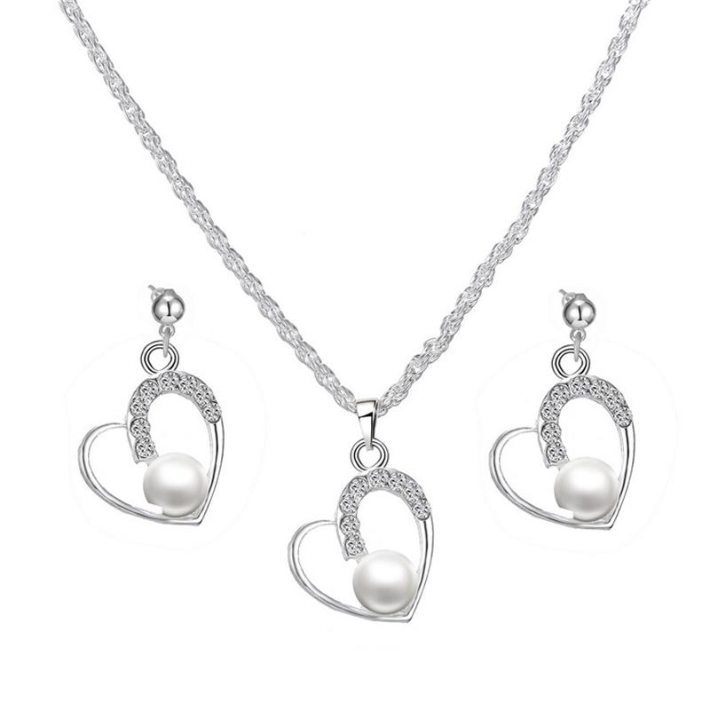Freshwater Cultured Pearl Pendant Necklace earr-ing heart shape necklce earr-ing
Freshwater Cultured Pearl Pendant Necklace earr-ing heart shape necklce earr-ing