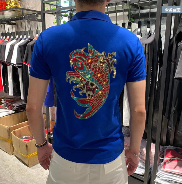 New Summer Men Arrived Three Hot Collar for Male Diamond Tops Gctp, As shown
New Summer Men Arrived Three Hot Collar for Male Diamond Tops Gctp, As shown