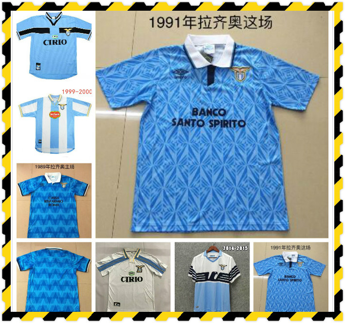 2014-2015 Lazio European Home retro soccer jersey 1989-2000 SALAS MIHAJLOVIC VERON STANKOVIC MANCINI NESTA NEDVED vintage football shirt, 1991
2014-2015 Lazio European Home retro soccer jersey 1989-2000 SALAS MIHAJLOVIC VERON STANKOVIC MANCINI NESTA NEDVED vintage football shirt, 1991