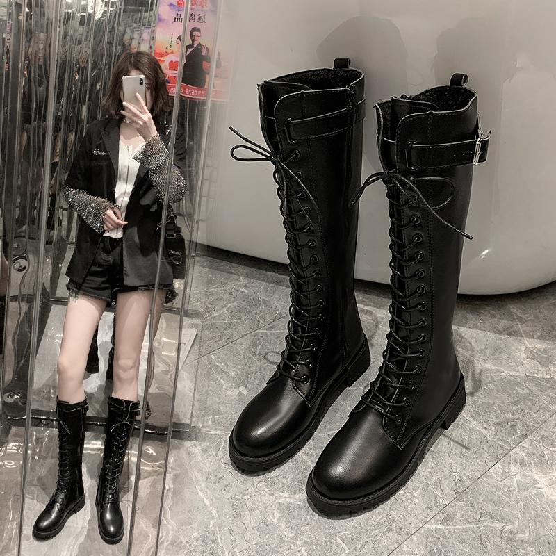Fashion Boots 2020 New Mid-boots Knight High Boots All-match Women's Shoes Net Red But Knee, Black
Fashion Boots 2020 New Mid-boots Knight High Boots All-match Women's Shoes Net Red But Knee, Black