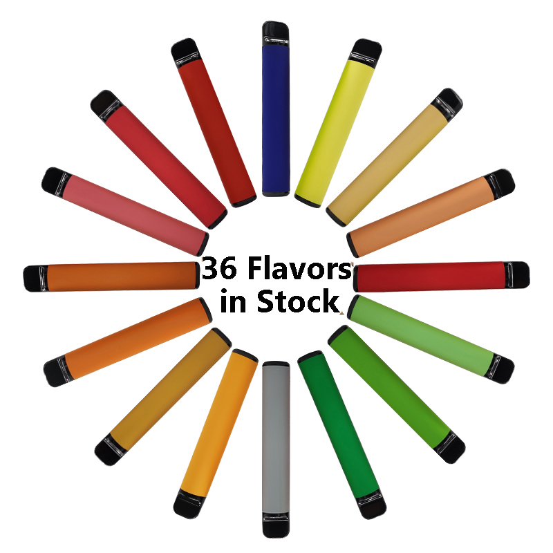 800puffs 3.2ml Pod Disposable Vape Pen Device Cartridges Kits Empty Vaporizer 550mah Battery 36 Colors OEM Packaging Disposable E-cigarettes
800puffs 3.2ml Pod Disposable Vape Pen Device Cartridges Kits Empty Vaporizer 550mah Battery 36 Colors OEM Packaging Disposable E-cigarettes