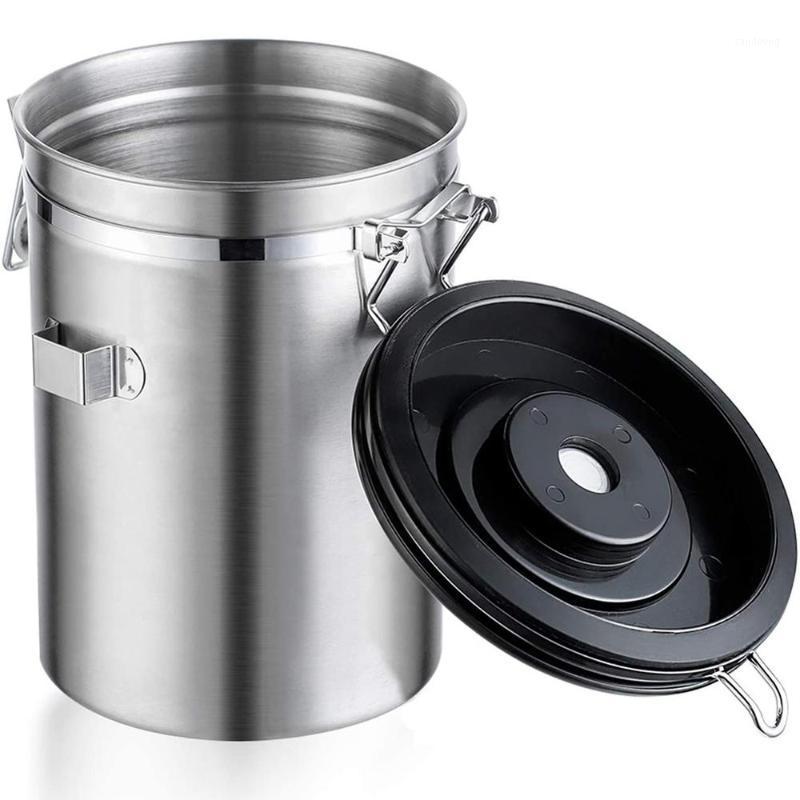 Stainless Steel Coffee Container Kitchen Storage Airtight Canister for Coffee Beans Sealed Tank with Spoon1
Stainless Steel Coffee Container Kitchen Storage Airtight Canister for Coffee Beans Sealed Tank with Spoon1
