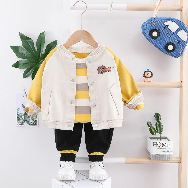 2021 Spring 0-4 Years Newborn Baby Clothing Sets Boys Jacket Shirts +pants 3pcs Sports Suits Kids Tracksuits Cartoon Clothes
2021 Spring 0-4 Years Newborn Baby Clothing Sets Boys Jacket Shirts +pants 3pcs Sports Suits Kids Tracksuits Cartoon Clothes