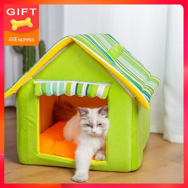 Hot Sell Dog Pet House Cat Bed for Dogs Mat Sofas Kennel Beds Cats Small Medium Dogs Outdoor Detachable Stripes Cover Products1, Brown
Hot Sell Dog Pet House Cat Bed for Dogs Mat Sofas Kennel Beds Cats Small Medium Dogs Outdoor Detachable Stripes Cover Products1, Brown