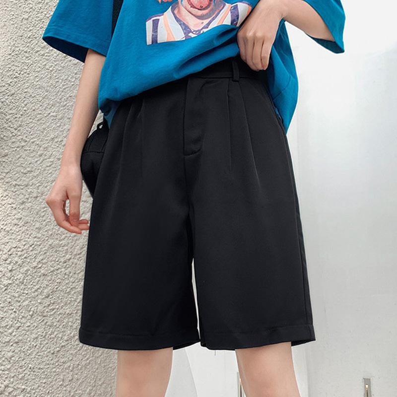 High Waist Shorts Women Summer Formal Solid Straight Plus Size Short Pants Fashion Wide Leg Pant NYZ Shop, Black
High Waist Shorts Women Summer Formal Solid Straight Plus Size Short Pants Fashion Wide Leg Pant NYZ Shop, Black