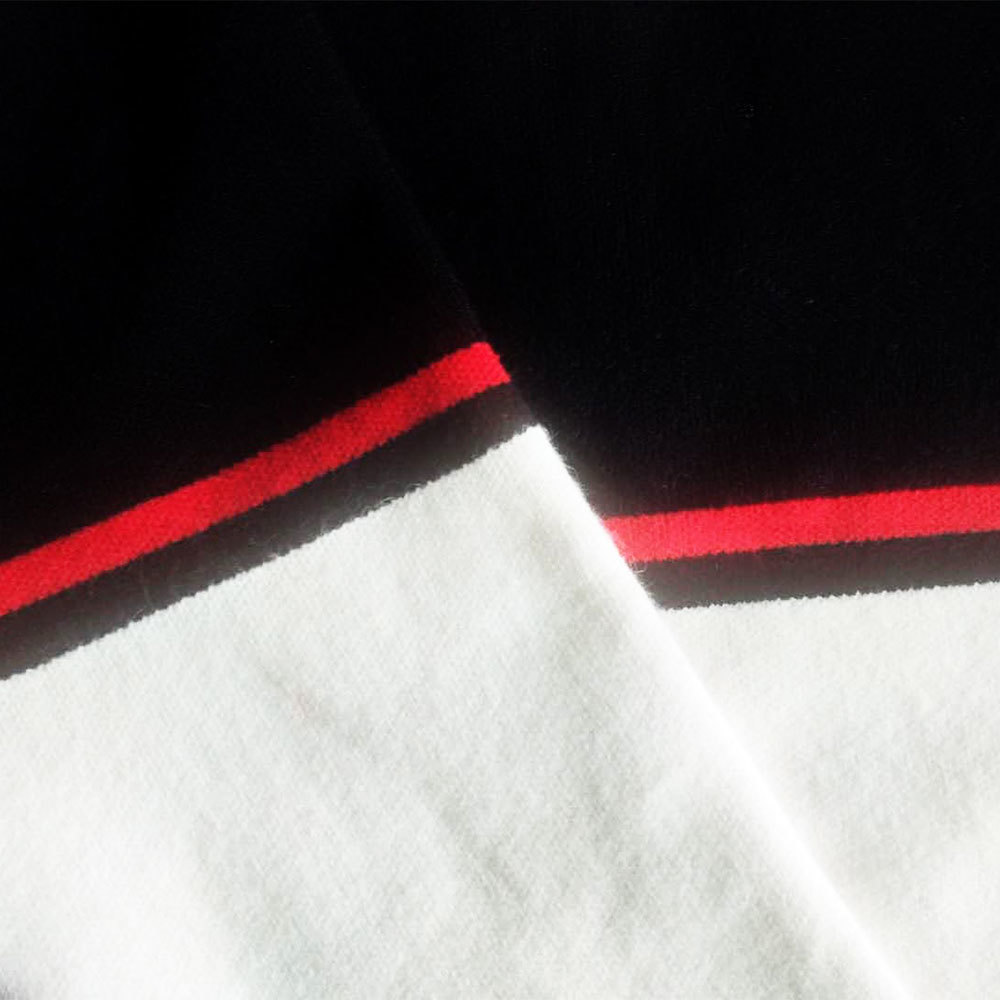 Golf Apparel F J New Men's Rabbit Cashmere Half-Zip Stand-Up Collar Golf Sweater Golf T-Shirt Color-Block Sweater Free Shipping 201012