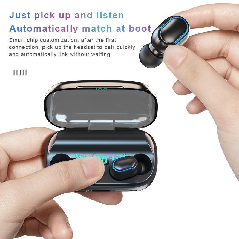 TWS T11 Multifunctional Bluetooth Headset Power Charging Compartment Power Digital Display TWS Wireless Auriculares Earphone1
TWS T11 Multifunctional Bluetooth Headset Power Charging Compartment Power Digital Display TWS Wireless Auriculares Earphone1