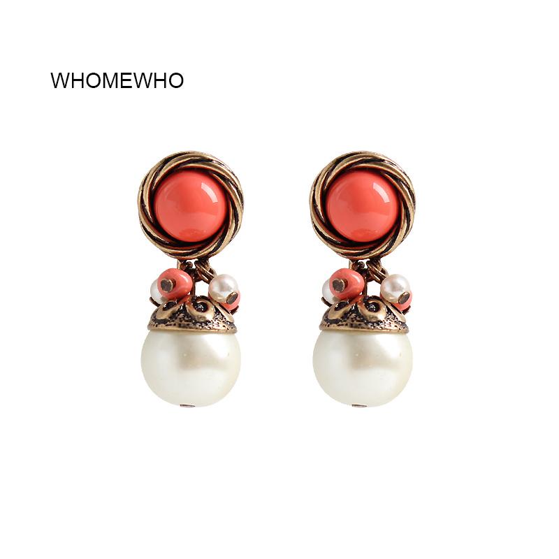 WHOMEWHO Vintage Coral Red Acrylic Bead Pearl Minimalist Earrings Korean Fashion Wedding Jewelry Bridal Ear Party Club Accessory
WHOMEWHO Vintage Coral Red Acrylic Bead Pearl Minimalist Earrings Korean Fashion Wedding Jewelry Bridal Ear Party Club Accessory