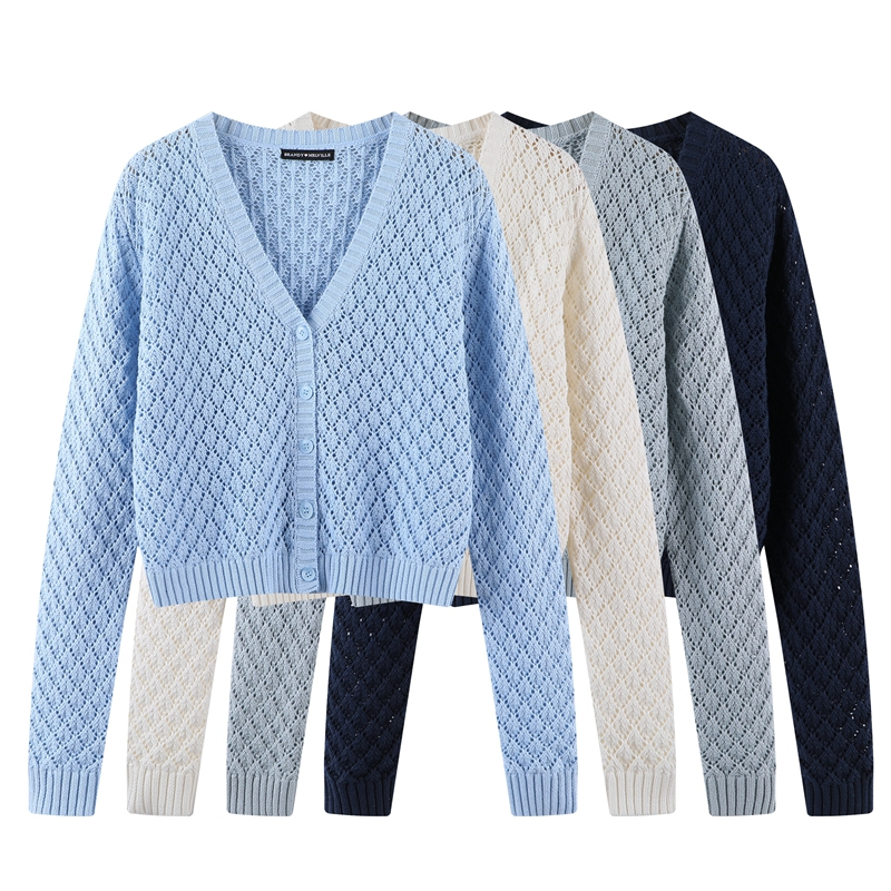 New Puwd Casual Woman v Neck Soft Cotton Hollow Out Knitted Cardigan 2021 Spring Fashion Ladies Basic Knitwear Female Chic Sweaters 7ye1, Grey
New Puwd Casual Woman v Neck Soft Cotton Hollow Out Knitted Cardigan 2021 Spring Fashion Ladies Basic Knitwear Female Chic Sweaters 7ye1, Grey