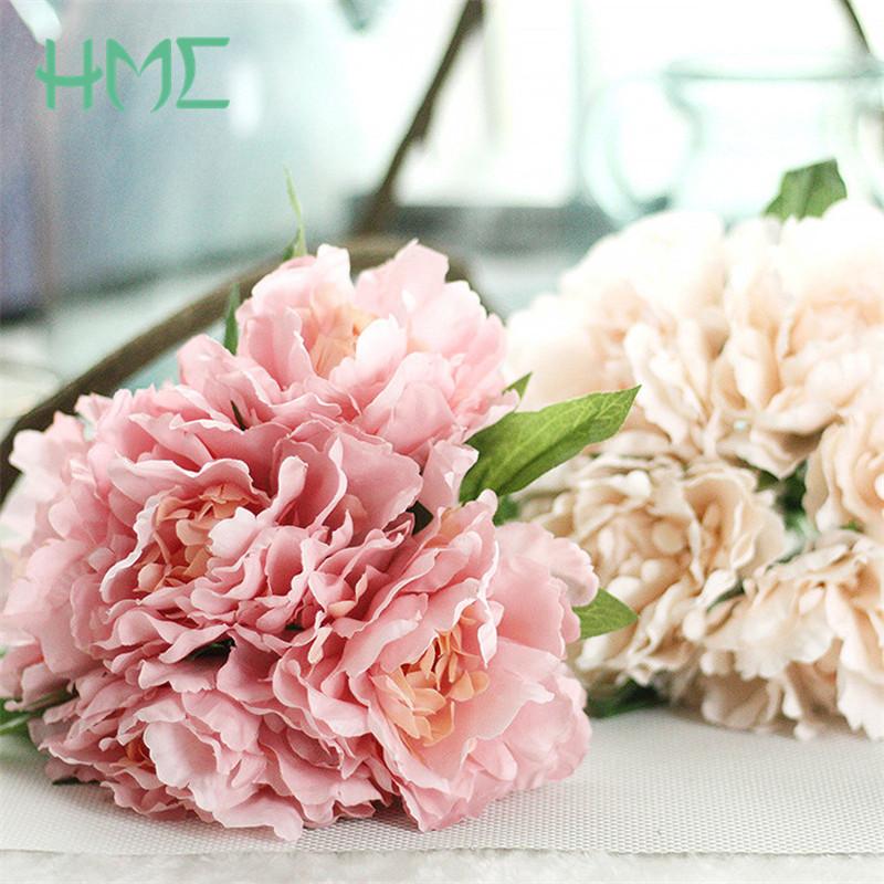1 Bouquet Multicolor European Artificial Silk Flower Fake Peony Bridal Bouquet For Christmas Wedding Party Home Decoration, Purple
1 Bouquet Multicolor European Artificial Silk Flower Fake Peony Bridal Bouquet For Christmas Wedding Party Home Decoration, Purple