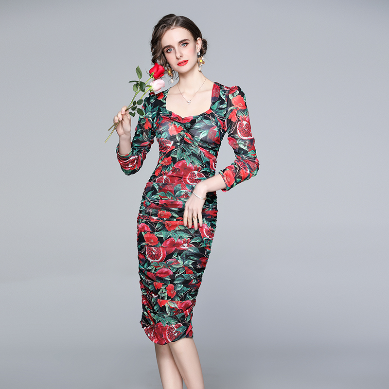 New Merchall Elegant Printed for Women Square Collar Backless Long Sleeve High Waist Slim Es Female 2021 Spring 2tzv, Black
New Merchall Elegant Printed for Women Square Collar Backless Long Sleeve High Waist Slim Es Female 2021 Spring 2tzv, Black