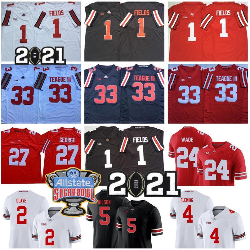 NCAA Ohio State Buckeyes Football 5 Garrett Wilson Jersey 1 Justin Fields 2 Chris Olave 4 Julian Fleming Master Teague III Eddie George, As shown in illustration
NCAA Ohio State Buckeyes Football 5 Garrett Wilson Jersey 1 Justin Fields 2 Chris Olave 4 Julian Fleming Master Teague III Eddie George, As shown in illustration