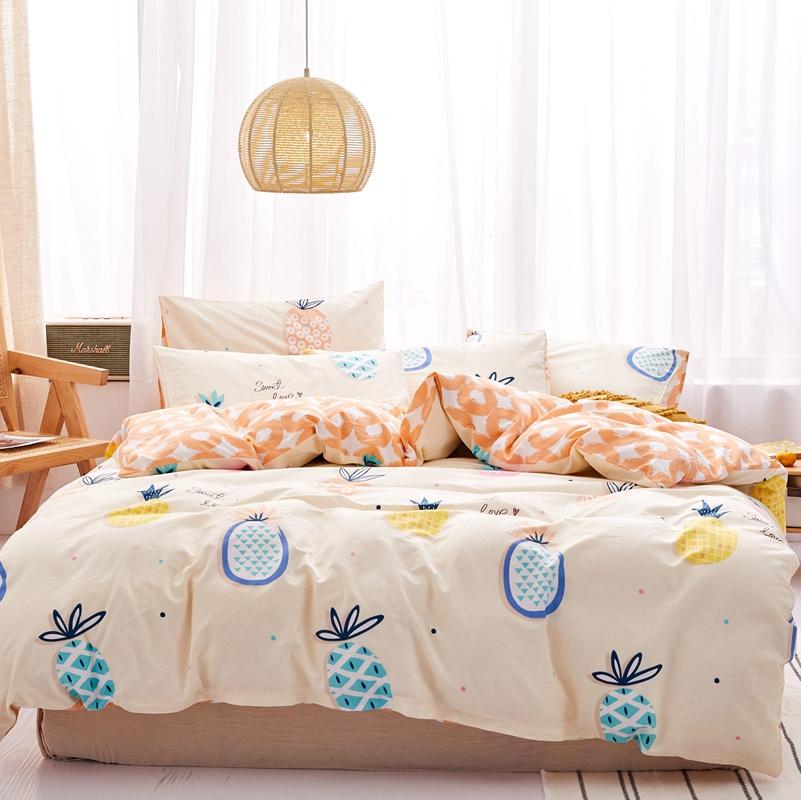 2020 New 100% Cotton Bedding Set Pineapple Duvet Cover Set 3or4pcs/set Summer Bedclothes Bed Bed Spring Pastoral Linens Gril, Carrot yellow
2020 New 100% Cotton Bedding Set Pineapple Duvet Cover Set 3or4pcs/set Summer Bedclothes Bed Bed Spring Pastoral Linens Gril, Carrot yellow
