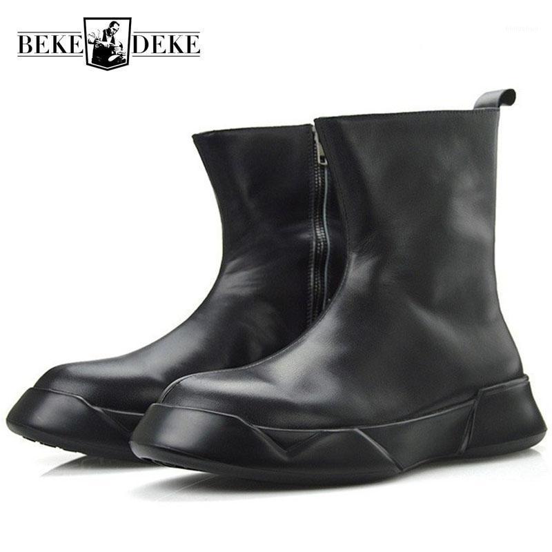 New Winter High Top Fur Lining Mens Warm Boots Thicken Platform Genuine Leather Man Shoes Footwear Zipper Casual Botas1, Black fur lining
New Winter High Top Fur Lining Mens Warm Boots Thicken Platform Genuine Leather Man Shoes Footwear Zipper Casual Botas1, Black fur lining