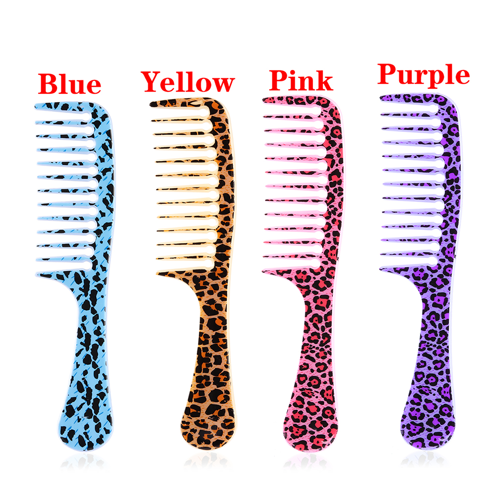 1Pc Palstic Hair Combs Leopard Anti-static Handle Wide Tooth Detangling Salon Styling Tools Barber Hairdressing Accessories
1Pc Palstic Hair Combs Leopard Anti-static Handle Wide Tooth Detangling Salon Styling Tools Barber Hairdressing Accessories