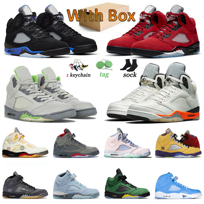 2022 Bred Patent 5 5s Racer Blue Basketball Shoes Designer Women Jumpman Sneakers Easter Camo Anthracite Green Bean Blue Bird Men Trainers Sports Jade Horizon Raging, A7 40-47
2022 Bred Patent 5 5s Racer Blue Basketball Shoes Designer Women Jumpman Sneakers Easter Camo Anthracite Green Bean Blue Bird Men Trainers Sports Jade Horizon Raging, A7 40-47