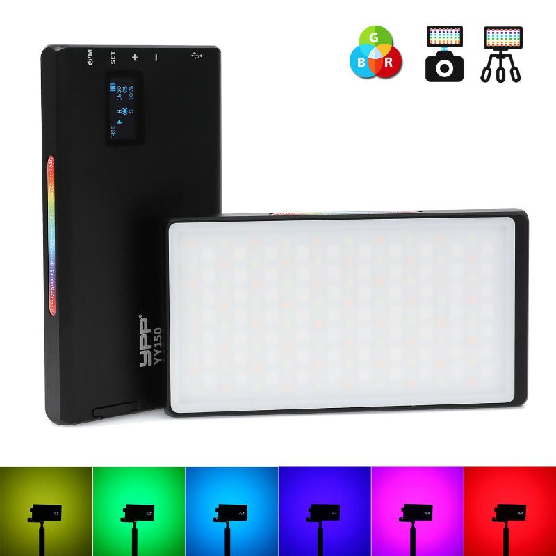 YY-150 Mini RGB LED Video Light 2500K-8500K Fill Big-color Photographic Lighting Lamp For DSLR Camera Camcorder
YY-150 Mini RGB LED Video Light 2500K-8500K Fill Big-color Photographic Lighting Lamp For DSLR Camera Camcorder