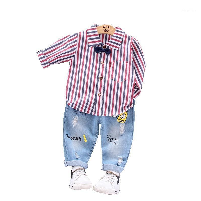 Kids Clothes 2020 Autumn Children Long-sleeve Striped Shirt Denim Trousers 2Pcs Baby Clothing Casual Bow Tie Boys Suit 0-4 Years1, Red
Kids Clothes 2020 Autumn Children Long-sleeve Striped Shirt Denim Trousers 2Pcs Baby Clothing Casual Bow Tie Boys Suit 0-4 Years1, Red