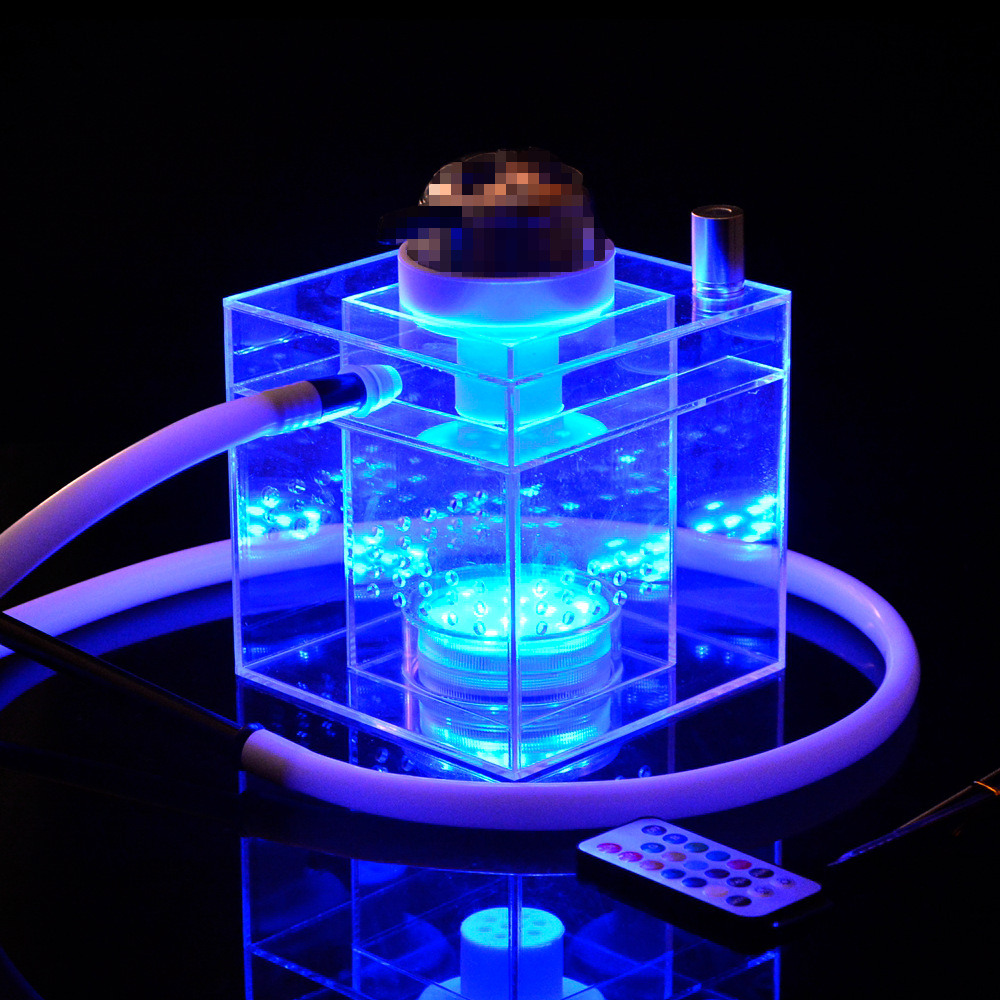 Shisha Device Desktop Hookah Tea Set Style Dab Rig Controllable acrylic LED Light Glass bongs Oil Burner Glass Water Pipes Oil Rigs Smoking
Shisha Device Desktop Hookah Tea Set Style Dab Rig Controllable acrylic LED Light Glass bongs Oil Burner Glass Water Pipes Oil Rigs Smoking