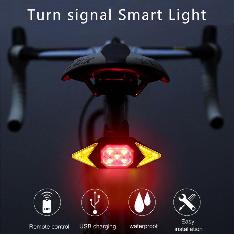 Smart Bicycle Light USB Rechargeable Bike Taillight Wireless Remote Control MTB Road Cycling Turning Signal Warning Rear Lamp
Smart Bicycle Light USB Rechargeable Bike Taillight Wireless Remote Control MTB Road Cycling Turning Signal Warning Rear Lamp