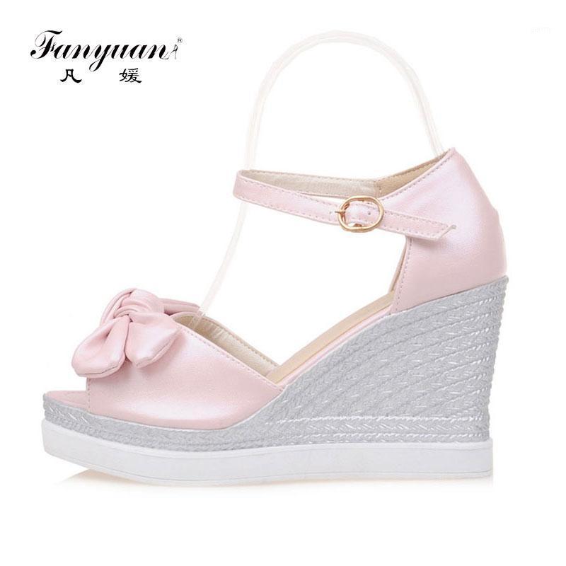 Fanyuan Fashion Cover Heel Ankle Strap Sandals Solid Buckle Strap Wedges Heels Women Shoes Concise Butterfly-knot Summer Shoes1, Blue
Fanyuan Fashion Cover Heel Ankle Strap Sandals Solid Buckle Strap Wedges Heels Women Shoes Concise Butterfly-knot Summer Shoes1, Blue