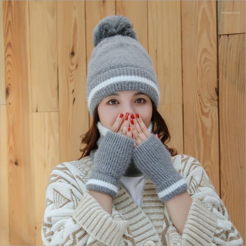 Girls Thicken Ski Cap 2020 New Fashion Fur PomPoms Winter wool Women Beanie Hats Female Skullies Warm Gloves scarf Knit Hat Set1, Black
Girls Thicken Ski Cap 2020 New Fashion Fur PomPoms Winter wool Women Beanie Hats Female Skullies Warm Gloves scarf Knit Hat Set1, Black