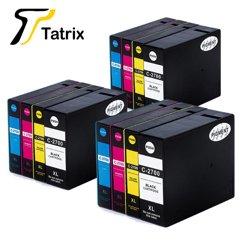 Tatrix PGI-2700 PGI2700 2700XL Compatible ink Cartridge For Canon MAXIFY iB4070 MB5170 MB5470 IB4170 MB5370 5070 inkjet printer
Tatrix PGI-2700 PGI2700 2700XL Compatible ink Cartridge For Canon MAXIFY iB4070 MB5170 MB5470 IB4170 MB5370 5070 inkjet printer