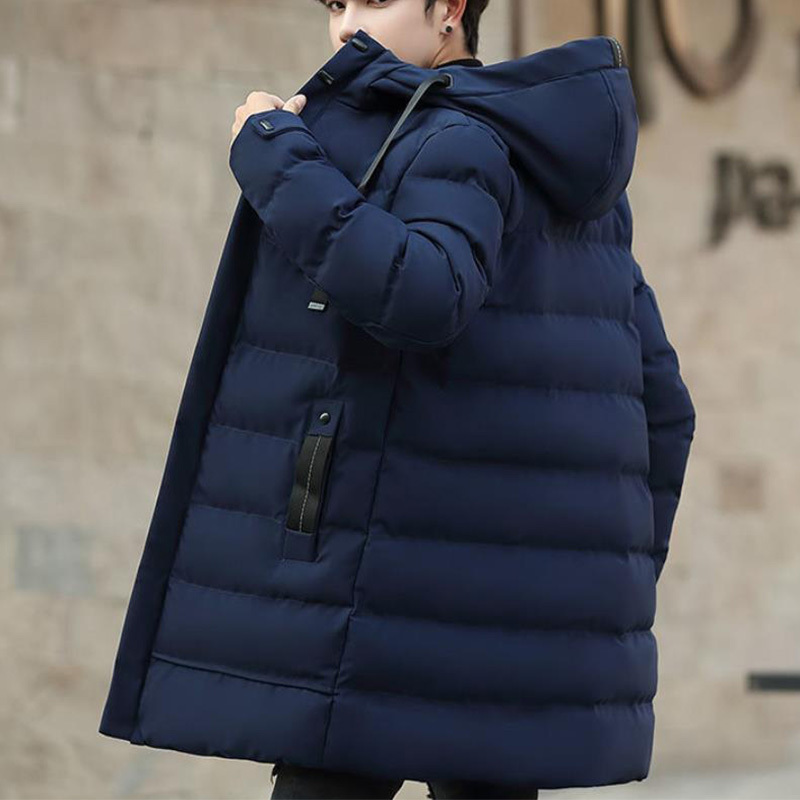 Men Winter Parka Long Section 4 colors New Warm Thicken Jacket Outwear Windproof Coat Hooded Plus Size 6XL 201214