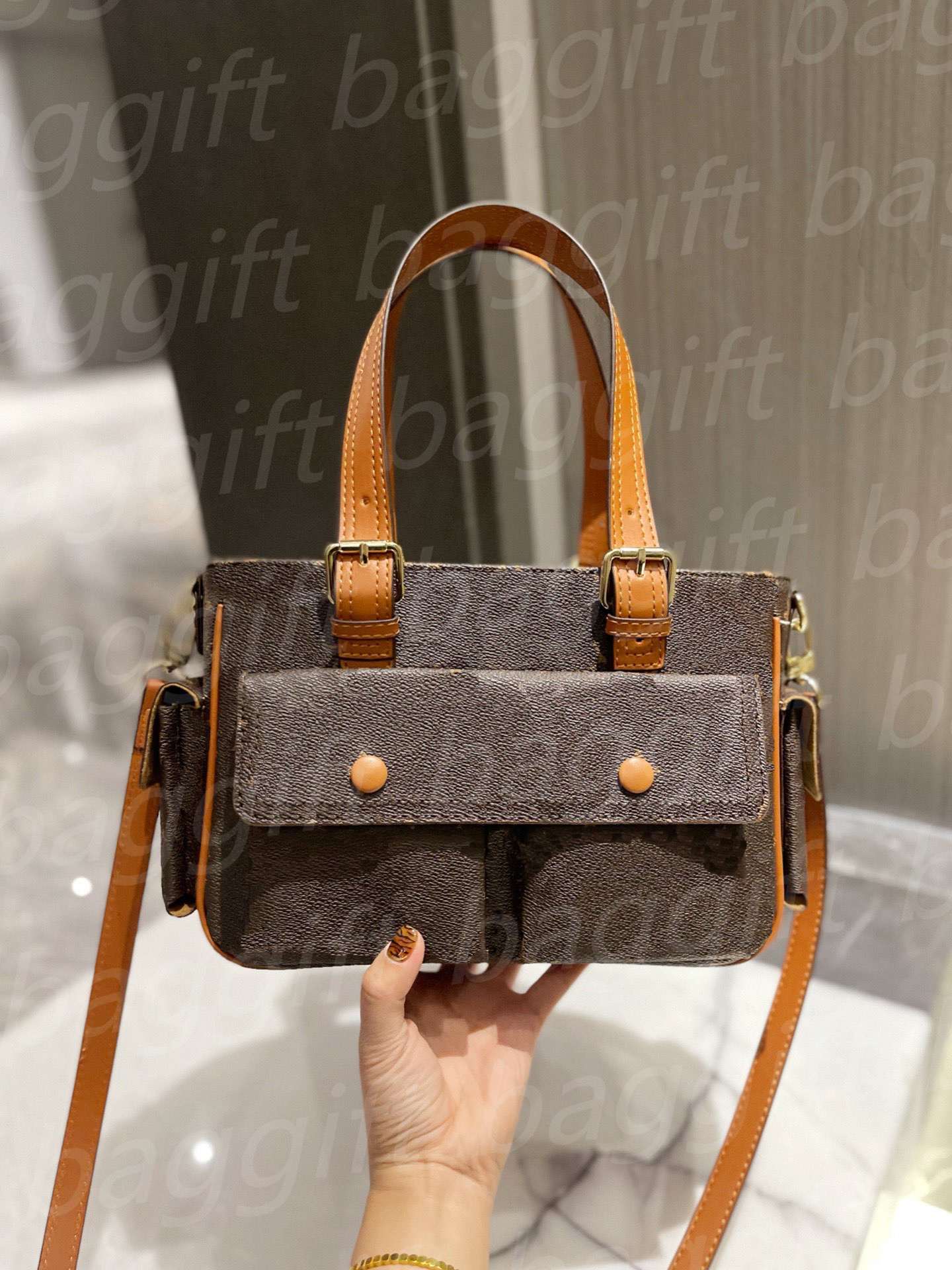 Multiplicity Reclo Shoulder Bag Ladies handbag Women Brown flower Purse Wallet Leather Strap Crossbody Tote 2 Pocket Luxury Designer Shoulder Bags 27 19, No bag;for balance fees
Multiplicity Reclo Shoulder Bag Ladies handbag Women Brown flower Purse Wallet Leather Strap Crossbody Tote 2 Pocket Luxury Designer Shoulder Bags 27 19, No bag;for balance fees