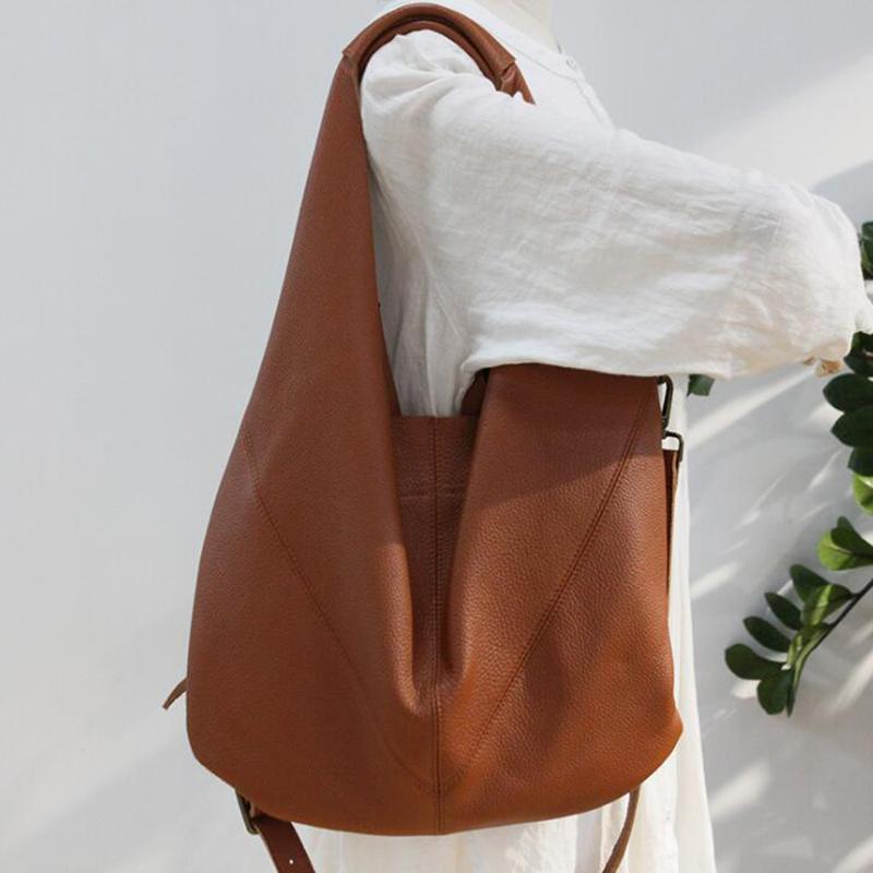 Fashion Individual Design Genuine Leather Shoulder Bag For Women 100% Natural Cowhide Tote Casual Ladies Hobos Female, Brown
Fashion Individual Design Genuine Leather Shoulder Bag For Women 100% Natural Cowhide Tote Casual Ladies Hobos Female, Brown