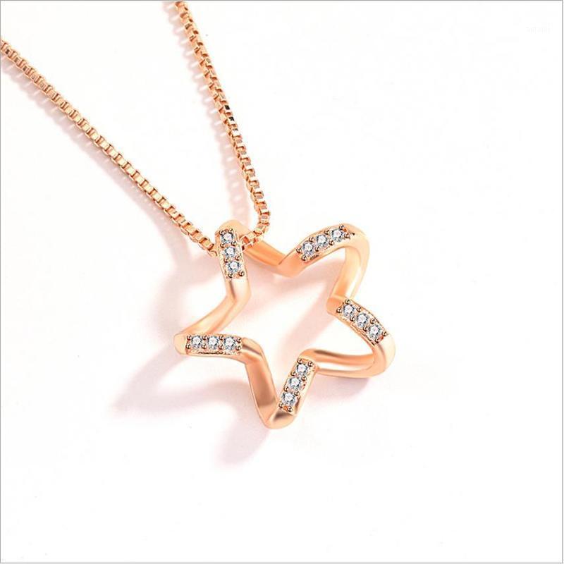 Everoyal Charm Zircon Star Rose Gold Pendant Necklace For Girls Accessories Trendy 925 Silver Girls Choker Necklace Jewelry Hot1
Everoyal Charm Zircon Star Rose Gold Pendant Necklace For Girls Accessories Trendy 925 Silver Girls Choker Necklace Jewelry Hot1
