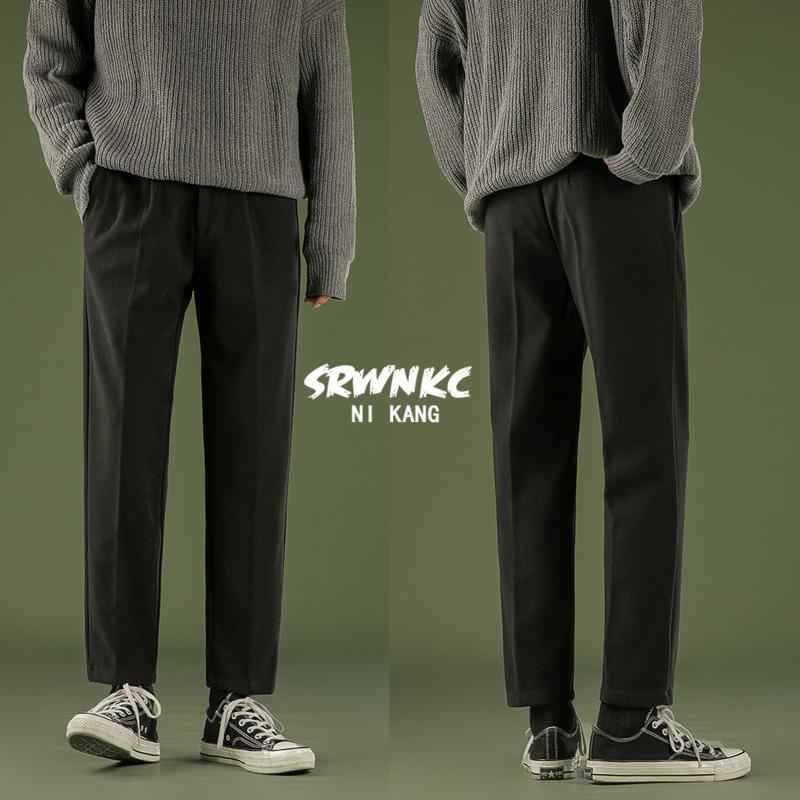 2020 Autumn And Winter New Youth Popular Loose Solid Color Woolen Trousers Fashion Casual All-match Pleated Straight-leg Pants, Black
2020 Autumn And Winter New Youth Popular Loose Solid Color Woolen Trousers Fashion Casual All-match Pleated Straight-leg Pants, Black