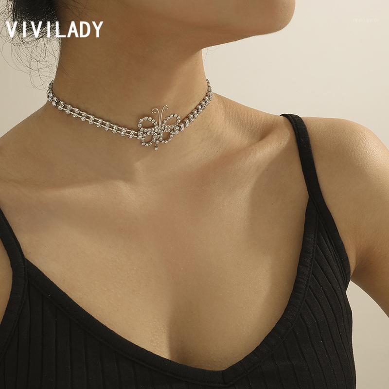 VIVILADY Romantic Chic Double Layer Imitation Crystal Cute Butterfly Shape Women Choker Necklace For Female Birthday Jewelry1
VIVILADY Romantic Chic Double Layer Imitation Crystal Cute Butterfly Shape Women Choker Necklace For Female Birthday Jewelry1