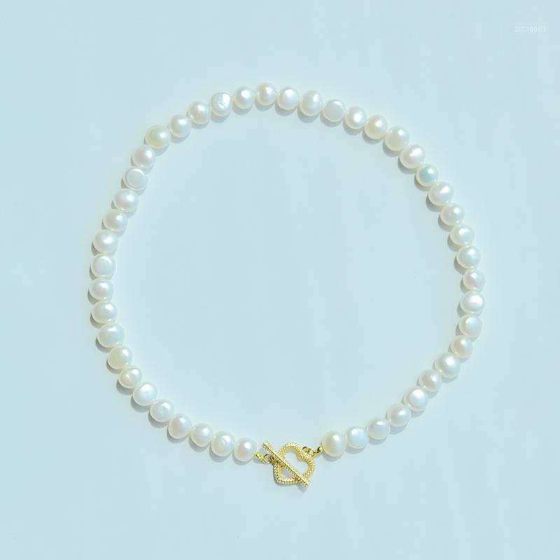 Chokers LONDANY Natural Freshwater Pearl Necklace Love Heart OT Buckle Short Gift Woman1
Chokers LONDANY Natural Freshwater Pearl Necklace Love Heart OT Buckle Short Gift Woman1