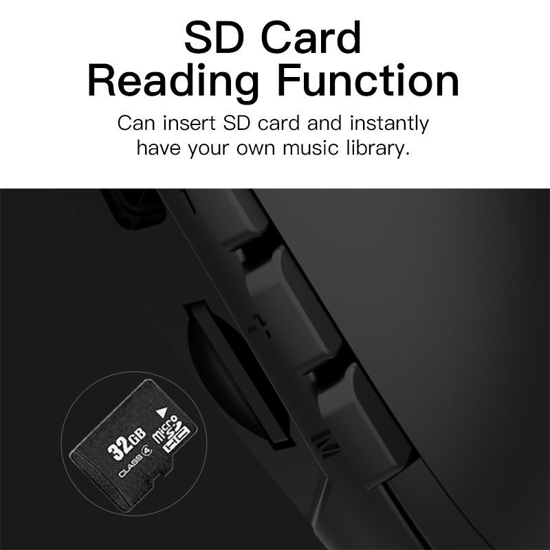 Bluedio HS bluetooth speaker column neck-mounted wireless speaker portable bass bluetooth 5.0 FM radio support SD card slot LJ201027