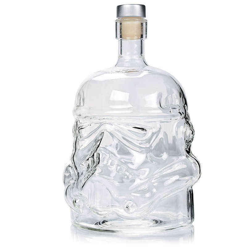 Transparent Creative Whiskey Decanter Stormtrooper Bottle for Wine Glasses Accessories Creative Men Gift Liquor Bottle Y0113
Transparent Creative Whiskey Decanter Stormtrooper Bottle for Wine Glasses Accessories Creative Men Gift Liquor Bottle Y0113