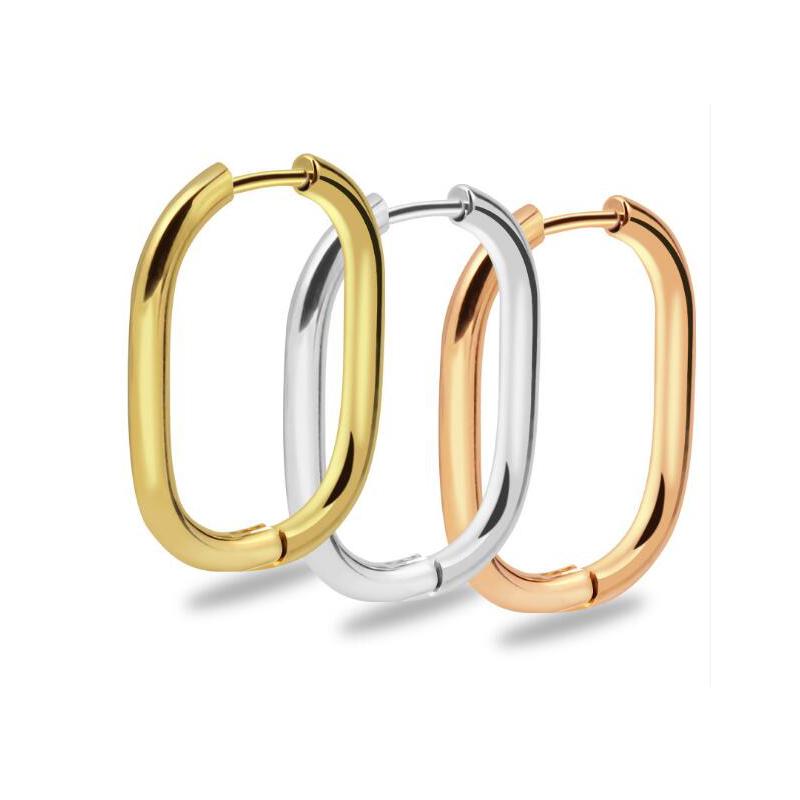 Prevent Allergy Stainless Steel Earrings Charm Women Jewelry Vintage Simple O Shaped Titanium steel Party Accessories Gifts
Prevent Allergy Stainless Steel Earrings Charm Women Jewelry Vintage Simple O Shaped Titanium steel Party Accessories Gifts