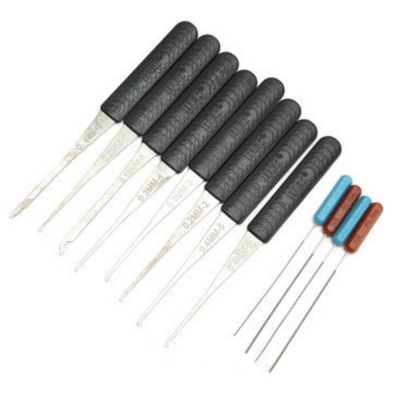 12Pcs Lock Broken Key Extractor Remove Removal Hooks Needle Lock Picks Locksmith Tools Set
12Pcs Lock Broken Key Extractor Remove Removal Hooks Needle Lock Picks Locksmith Tools Set