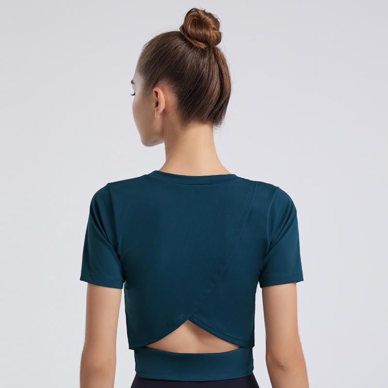Exposed Navel Crop Tee For Running Women Naked Feel Comfy Solid Color Short Sleeve Quick Dry Fitness Outdoor Sports Tank Top, Black
Exposed Navel Crop Tee For Running Women Naked Feel Comfy Solid Color Short Sleeve Quick Dry Fitness Outdoor Sports Tank Top, Black