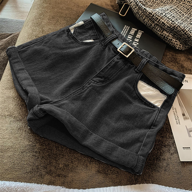 2021 New Summer for Women in Vintage Leg Tall Black Waistband Denim Female Solid Color Blue Jeans Shorts BAOB
2021 New Summer for Women in Vintage Leg Tall Black Waistband Denim Female Solid Color Blue Jeans Shorts BAOB