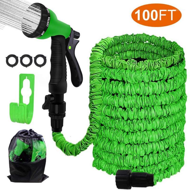 100FT Garden Hose Reel Wall Mount Expandable 3 Times TPE Super-Strength High Pressure Flexible Water Solid Fittings Hose Hook1, Green
100FT Garden Hose Reel Wall Mount Expandable 3 Times TPE Super-Strength High Pressure Flexible Water Solid Fittings Hose Hook1, Green