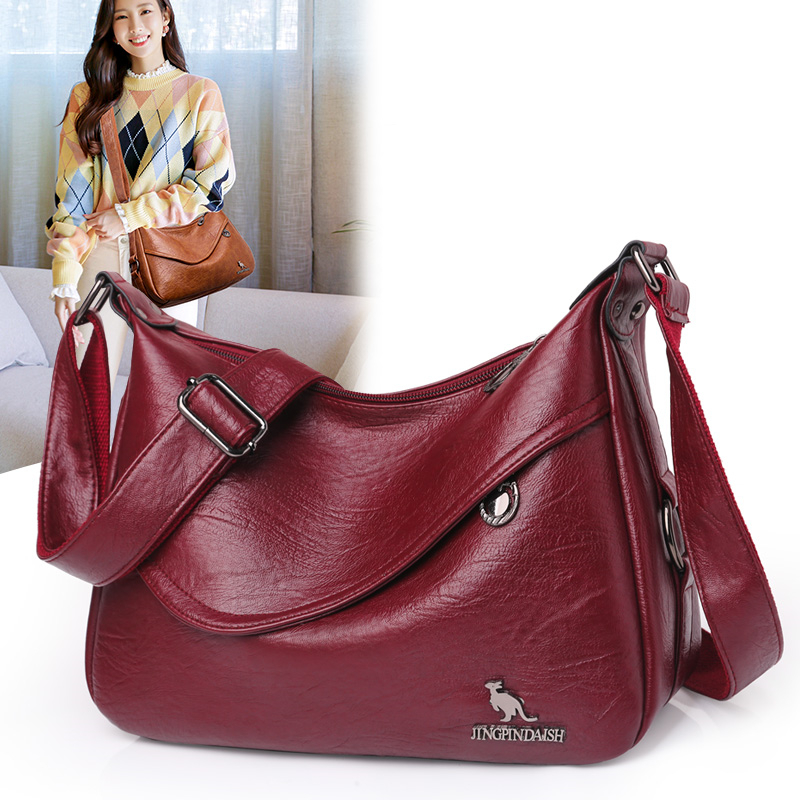 Luxury Soft High quality leather Crossbody Bag Large Capacity Totes Ladies Big Purses Fashion Women Designer Shoulder Bags, Black
Luxury Soft High quality leather Crossbody Bag Large Capacity Totes Ladies Big Purses Fashion Women Designer Shoulder Bags, Black