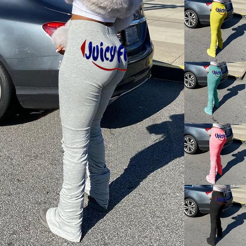 2020 New Women Stacked Pants Leggings High Waist Sweatpants Women Joggers Elastic Ruched Trousers Women's Straight Tights Pants, Pink
2020 New Women Stacked Pants Leggings High Waist Sweatpants Women Joggers Elastic Ruched Trousers Women's Straight Tights Pants, Pink