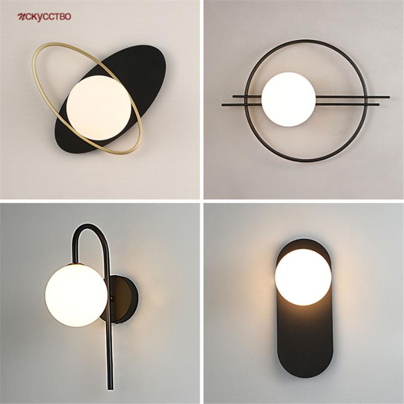 Nordic New Fashion Design Glass Ball Led Wall Lamp Gold Ring Oval Bedroom Bedside Decoration Sconce Living Room Corridor Light
Nordic New Fashion Design Glass Ball Led Wall Lamp Gold Ring Oval Bedroom Bedside Decoration Sconce Living Room Corridor Light