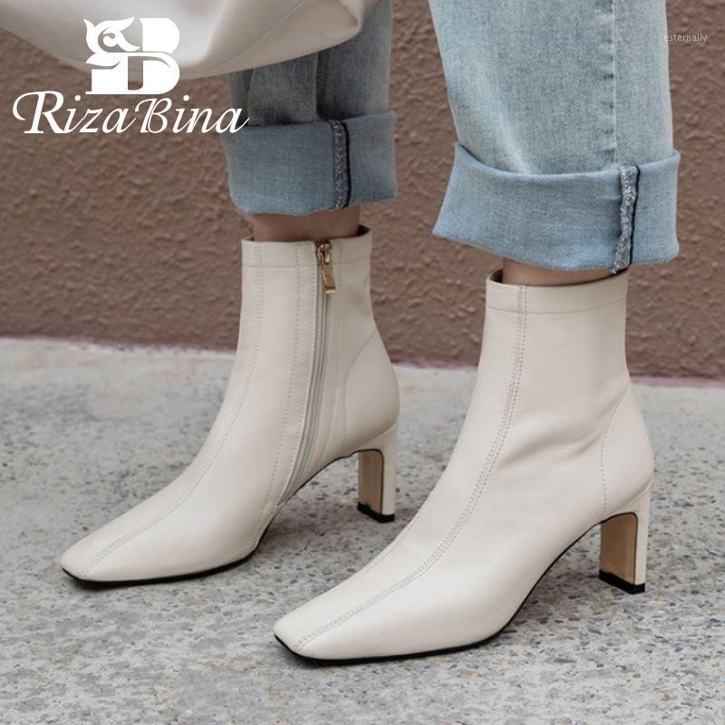 RIZABINA Size 33-42 Women Ankle Boots Real Leather High Heel Winter Shoes Woman Fashion Zipper Sexy Party Office Lady Footwear1, Beige
RIZABINA Size 33-42 Women Ankle Boots Real Leather High Heel Winter Shoes Woman Fashion Zipper Sexy Party Office Lady Footwear1, Beige