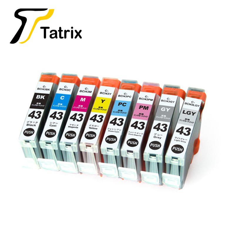 Tatrix BCI-43 BCI43 Color Compatible Printer Ink Cartridge for Canon PIXUS Pro-100 Pro-100S Printer . Suitable for Japan
Tatrix BCI-43 BCI43 Color Compatible Printer Ink Cartridge for Canon PIXUS Pro-100 Pro-100S Printer . Suitable for Japan