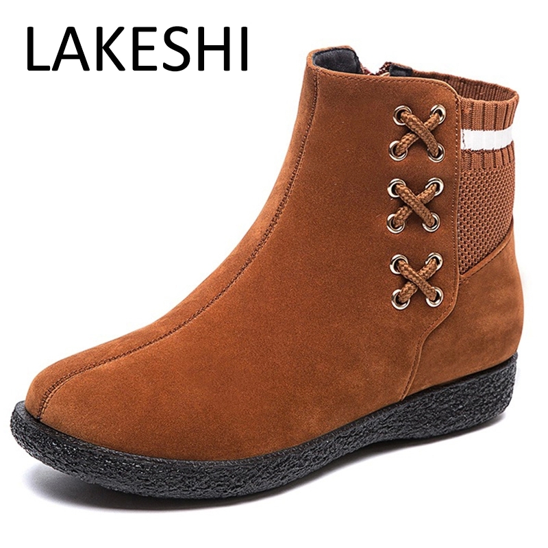 Casual Winter Snow Boots For Women Shoes Suede Warm Plush Rubber Zip Cross-Tied Flat Heel Ankle Boots Female Shoes Black Booties #MR0n, Army green
Casual Winter Snow Boots For Women Shoes Suede Warm Plush Rubber Zip Cross-Tied Flat Heel Ankle Boots Female Shoes Black Booties #MR0n, Army green