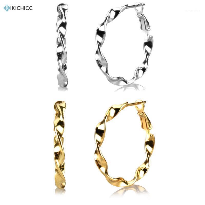 Kikichicc 925 Sterling Silver Gold 26mm Big Hoops Irregular Space Circle Large Round Women Rock Punk Party Statement Jewelry1
Kikichicc 925 Sterling Silver Gold 26mm Big Hoops Irregular Space Circle Large Round Women Rock Punk Party Statement Jewelry1