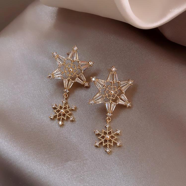 Stud Shiny Side Fashion Brand Jewelry Zirconia Star Earrings For Women Gift Pierced Snowflake Flower Earrings1
Stud Shiny Side Fashion Brand Jewelry Zirconia Star Earrings For Women Gift Pierced Snowflake Flower Earrings1